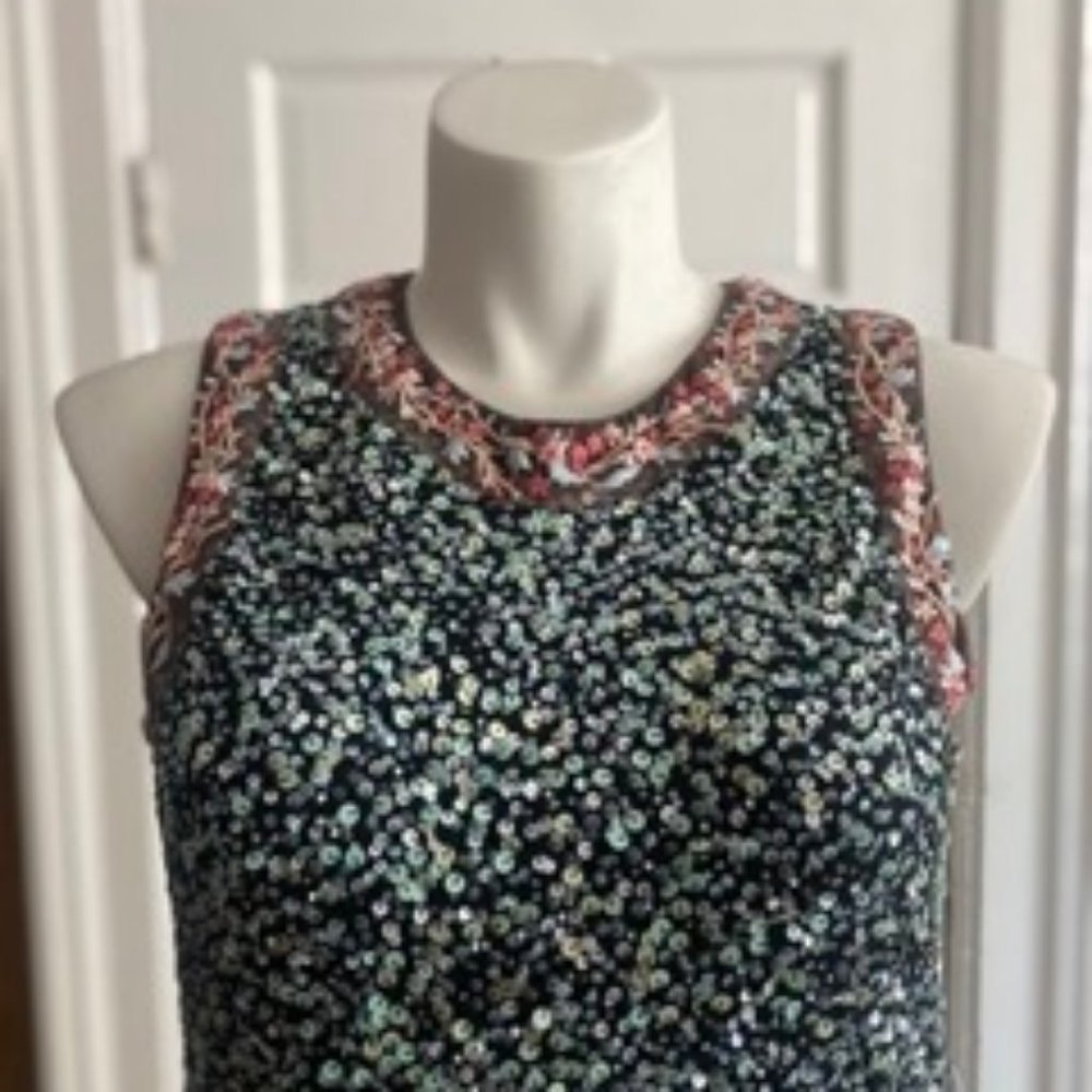 Anthropologie Astronomy Swing Dress by Varun Bahl